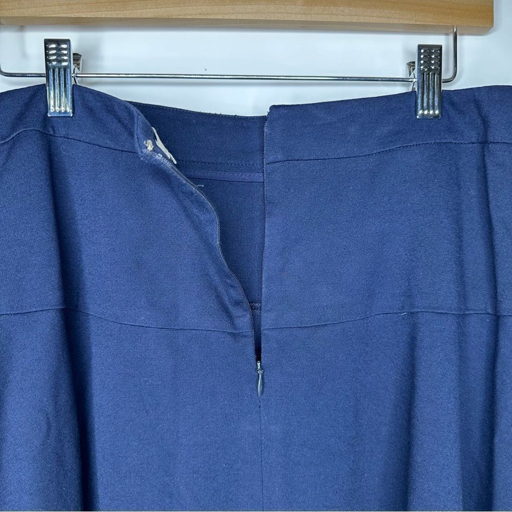 BANANA Republic A Line Blue Skirt 8 #D0911 - Picture 9 of 14